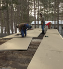 Foam Deck Roof installation