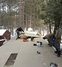 Foam Deck Roof installation