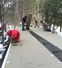 Foam Deck Roof installation