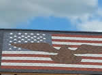 Absolute Building Solutions American Flag roof mural